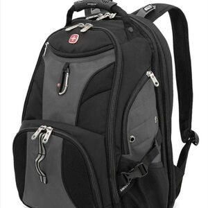 SwissGear 1900 SCANSMART Black & Gray Men's Laptop Backpack